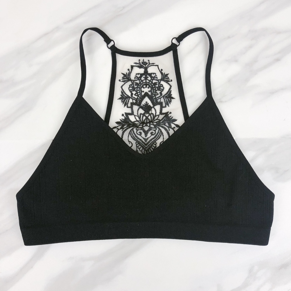 Racerback Bralette | Black - Picture 5 of 7